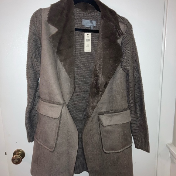 New Anthropologie xsp piper sweater coat - Picture 2 of 8